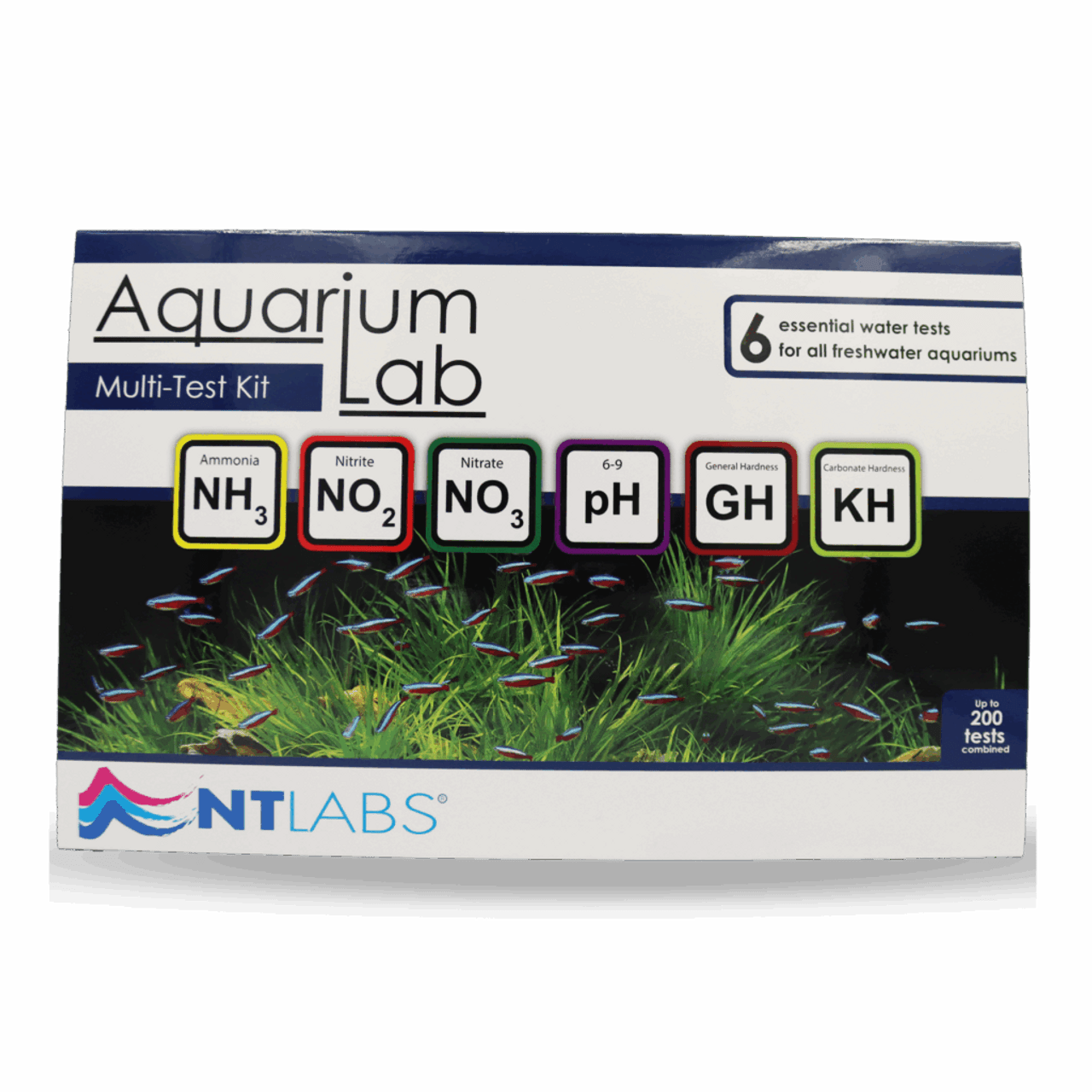 NTL Aquarium-Pond Lab Test Kit – Ammonia, Nitrate, Nitrite,pH, GH & KH